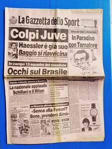 Gazzetta Dello Sport 28 Marzo 1990 Giuseppe Tornatore Vince Premio Oscar Cinema - Imagen 1 de 1