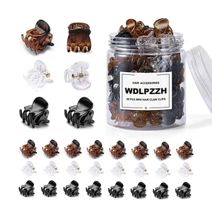 48Pcs Mini Hair Claw Clips for Women Girls, Small Tiny Hair Clips Claws Little - Picture 1 of 12