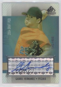 2004 SP Prospects Auto Draft Picks /400 Gabriel Hernandez #348 Auto