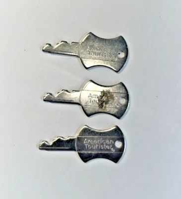 Llaves de equipaje American Tourister vintage - Juego de 3 Foto 1 de 2