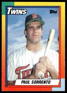 1990 Topps Traded #119T Paul Sorrento RC Minnesota Twins Rookie Baseballkarte - Bild 1 von 4