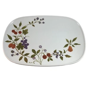 Noritake Progression Berries Such Platter Rectangle 13" Japan 9070 Vintage - Picture 1 of 13