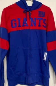 New York Giants NFL Starter Brand Zip Up Hoodie Adult Small CLEARANCE NWT - Picture 1 of 2