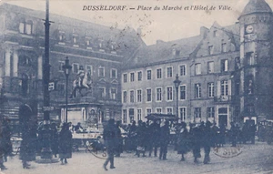 AK 1926 Deutsches-Reich Düsseldorf Hotel Denkmal Gebäude Panorama top !!! - Bild 1 von 2