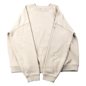 ALO Yoga Sweatshirt XL Bone Renown Heavy Weight French Terry Crewneck 16-18 Boxy - Picture 1 of 15
