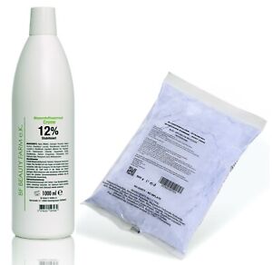 Wasserstoffperoxid Cream Oxydant 12% 1000ml + 500g Blondierpulver