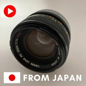 TOP MINT Canon FD 50mm f/1.4 s.s.c. ssc MF Standard Lens JAPAN Genuine USSO2 - Picture 1 of 18