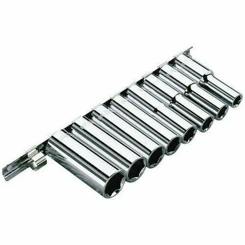 Clarke PRO370 8 Piece 3/8" Deep Socket Set Metric - Image 1 of 1