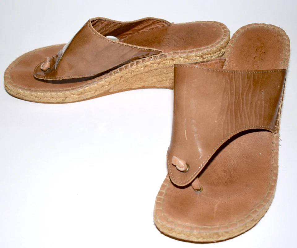 Andre Assous España Alpargatas Charol Talla 39 Tostado Tanga Sandalia Envío y devolución gratuitos Foto 1 de 4