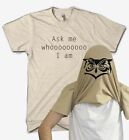 Ask Me Whooo I Am Flip T-shirt Sowa Śmieszna komedia Parodia Noc Prezent Prezent 