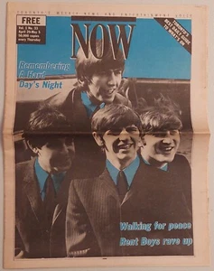 NOW Newspaper April 29 1982 Beatles Rent Boys Joe King Carrasco Sky Gilbert - Picture 1 of 22