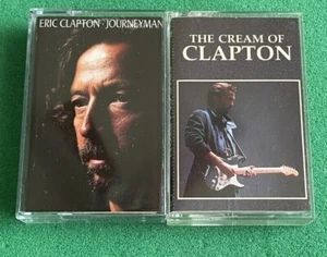 Eric Clapton - Journeyman + Cream of Eric Clapton - 2 Cassette Lot - Picture 1 of 4