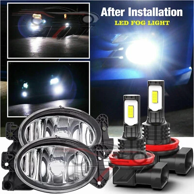 2007-2008 For Mercedes Benz Clear Lens Pair Bumper Fog Lights Replacement Lamps Foto 1 de 4