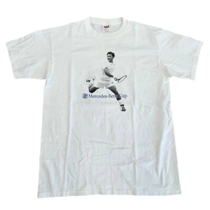 Vintage Michael Chang Tennis T-shirt Mercedes Benz Cup 2003 Sz Large - Picture 1 of 3