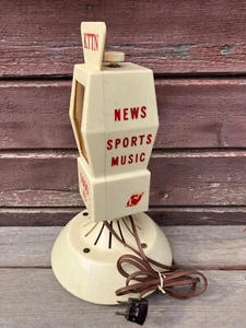 VTG 1950 s PROMOTIONAL KTTN 1600 KANSAS CITY RADIO STATION MICROPHONE - Picture 1 of 7