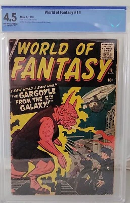 1959 World of Fantasy #19 - Steve Ditko - Kirby Monster cover - Atlas - CBCS 4.5 - Image 1 of 4