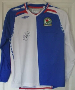 Mauro Formica signiertes Blackburn Rovers Shirt ungerahmt brandneu mit Etikett APHTAL COA - Bild 1 von 1