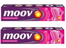 Moov Pain Relief Cream for Back Pain, Joint Pain, Knee Pain, Muscle Pain 30g x2