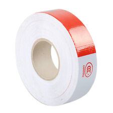  1 Roll 36Mx5cm Safety Tape Reflective Sticker White and Red Honeycomb Polygonal