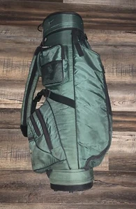 Datrek 13 Way Green Cart/Carry Golf Bag W/Rain Head Cover - Picture 1 of 6