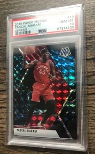 2019-20 Panini Mosaic Pascal Siakam Genesis Prizm #19 PSA 10 - Bild 1 von 3