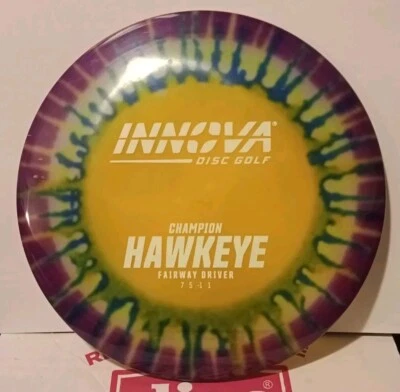 Innova I-DYE Champion Hawkeye 172g Fairway Driver Golf Disc - Image 1 of 2
