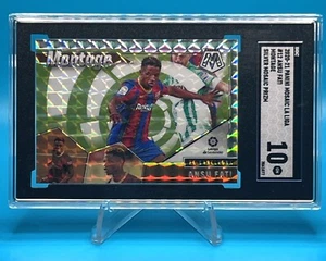 Mosaico Ansu Fati España 2020-21 montaje en plata La Liga SP #12 SGC 10 gemas como nuevo - Imagen 1 de 2