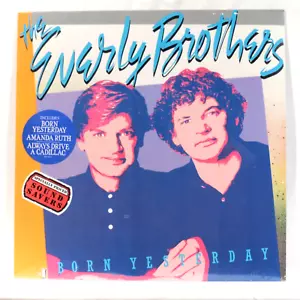 THE EVERLY BROTHERS - Born Yesterday 1986 US LP SEALED Dave Edmunds - Picture 1 of 2