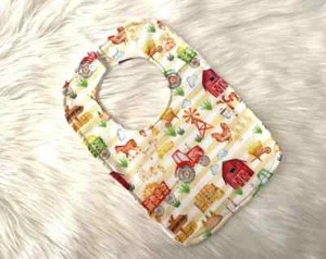Farm Yard Baby Bib - Picture 1 of 1