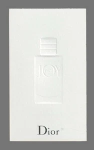 Carte publicitaire - advertising card - Joy de Christian Dior recto verso - Imagen 1 de 2
