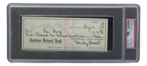 Stan Musial St. Louis Cardinals Signed  Bank Check PSA/DNA 85025596 - Picture 1 of 4