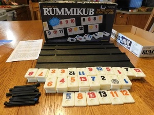 25-800 1990 Complete Pressman 1990 The Original Rummikub Rummy Tile Game Family - Picture 1 of 12