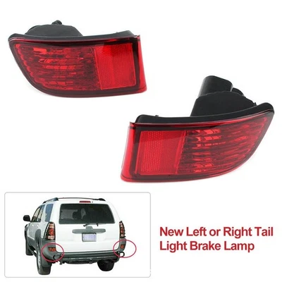 Rear Fog Lights Fit For Toyota Land Cruiser Prado J120 02-09 LED BumperTail Lamp - Image 1 of 4