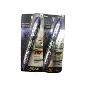 2-LOREAL Voluminous X Fiber Mascara WATERPROOF #215 Blackest Black - Bild 1 von 1