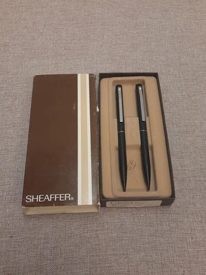 Механический карандаш 1990-х Sheaffer Textron White Dot 0,5 мм матовый черный / серебристый X2 - Изображение 1 из 4
