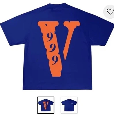 Camiseta Juice Wrld X Vlone 999 (azul) talla GRANDE Foto 1 de 3