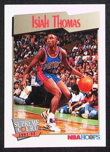 1991-92 NBA Hoops - Supreme Court Isiah Thomas #464 - Picture 1 of 2