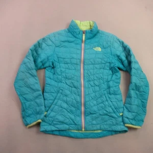 North Face Jacket Girls Medium 10-12 Long Sleeve Lightweight Outdoor Puffer - Picture 1 of 11