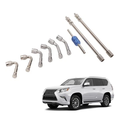 ◇ Valve Stem Extenders Metal 45 90 135 Degree Tire Dually Valve Stem Extension - Image 1 of 4