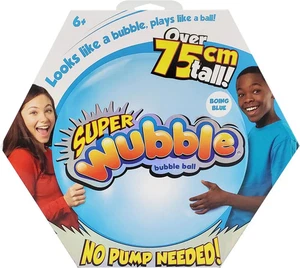 Wubble Super Bubble Ball alta oltre 75 cm - blu - senza pompa - Foto 1 di 3