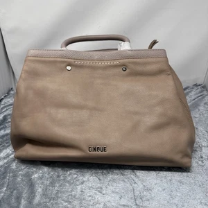 C988 Cinque Handtasche Damen Umhängetasche OVP 250 € Neu Schulterriemen Braun - Picture 1 of 11