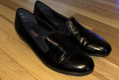 Mocasines Munro American charol negro punta redonda talla 11 1/2 M Foto 1 de 4