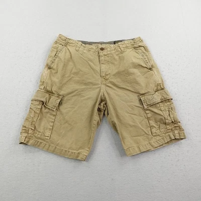 Lucky Brand Shorts Mens 32 Khaki Cargo Type L-54C Utility Military Drawstring - Image 1 of 4