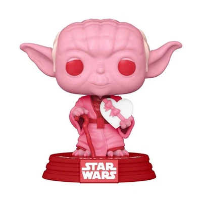 Funko Pop! Star Wars: Valentines-Yoda with Heart - Figura de Vinilo Coleccionabl - Image 1 of 4