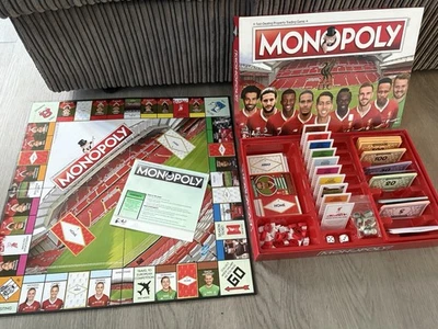 Monopoly LFC Liverpool FC Board Game 2019 Hasbro Complete / VGC - Image 1 of 4