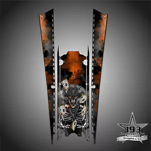 2016-2018 POLARIS AXYS 163" Tunnel Decal Sticker Wrap Graphics Outlaw Orange - Picture 1 of 1