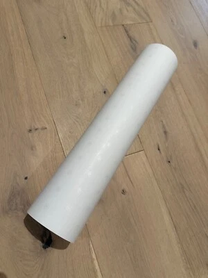 Auténtico Nuevo Chanel Blanco y Plata Logo CC Regalo Papel de Envolver 25 Metros 82' Pies Foto 1 de 4