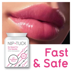 NIP & TUCK LIPPENPLUMPER PILLEN KEINE NOTWENDIGKEIT FÜR DIE NADELEFFEKTE VON LIPPENFÜLLERN SCHMOLL - Bild 1 von 2