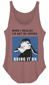 Top serbatoio Disney Emperors nuova Groove Out Of Coffee taglia 2XL - Foto 1 di 3