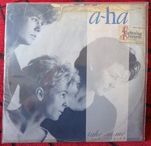 A-HA ** Take On Me (Long Version) ** VERY SCARCE 1984 UK 12" Single - Picture 1 of 4